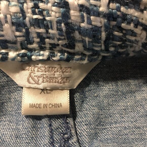 Vintage Cristopher & Banks Denim Women’s Sweater - Picture 3 of 7